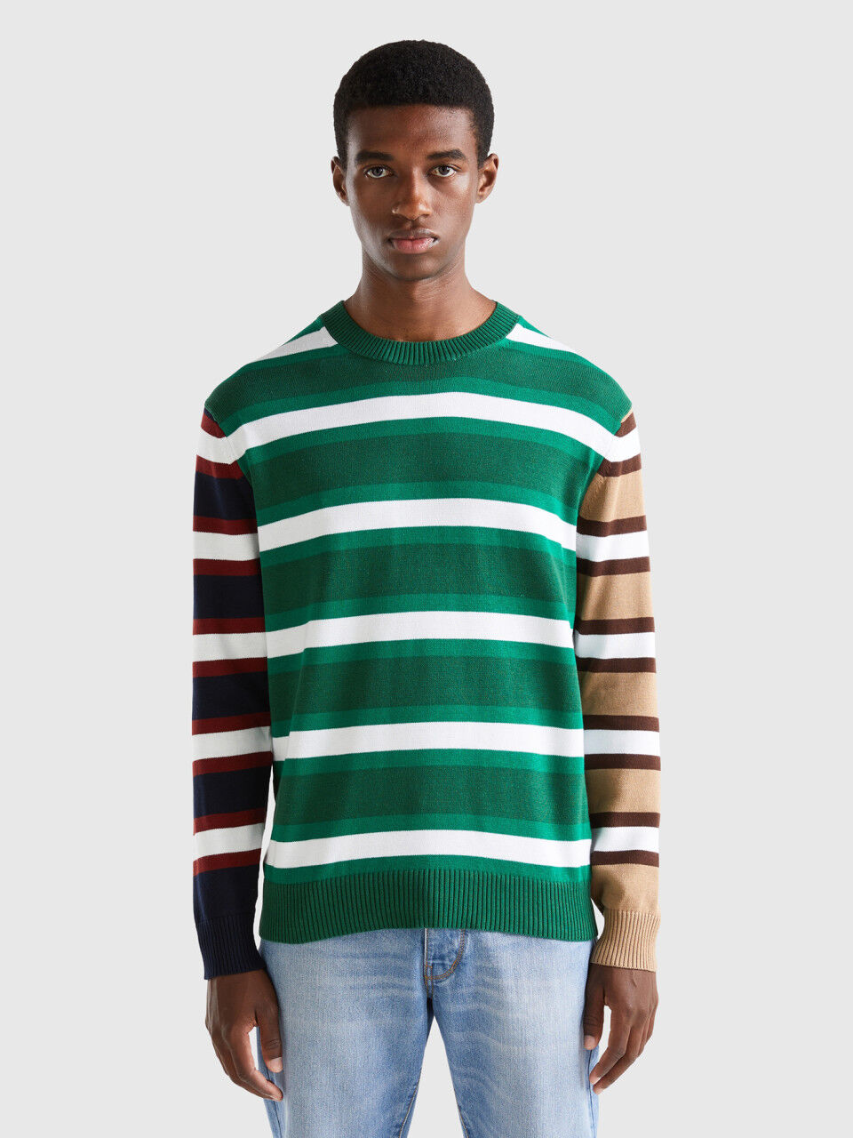 Benetton best sale pull homme