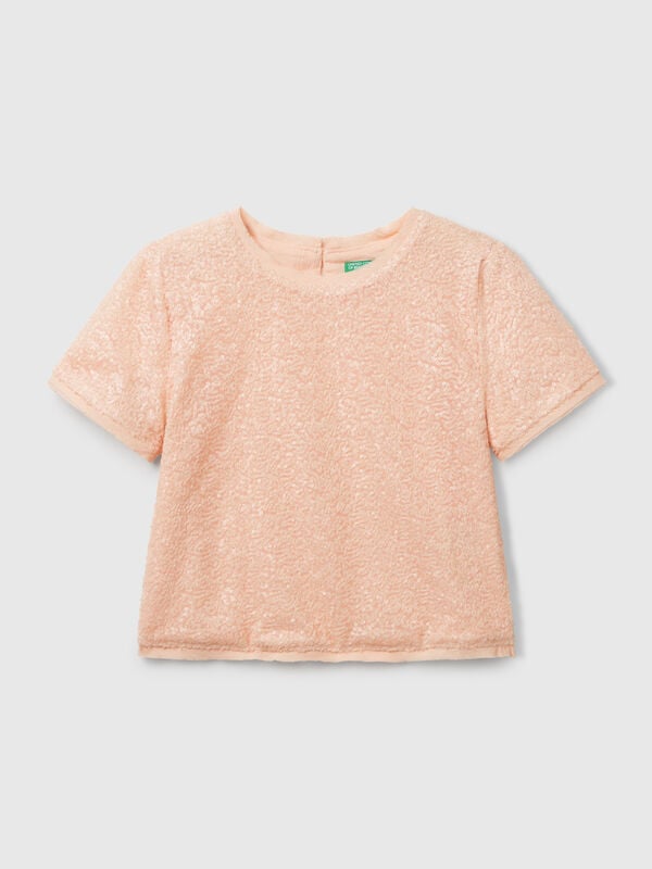 Top à paillettes Filles