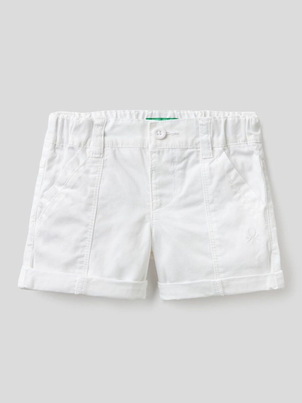 Short en toile de pur coton image number 1