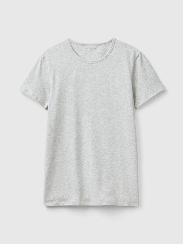 T-shirt en coton bio stretch Homme