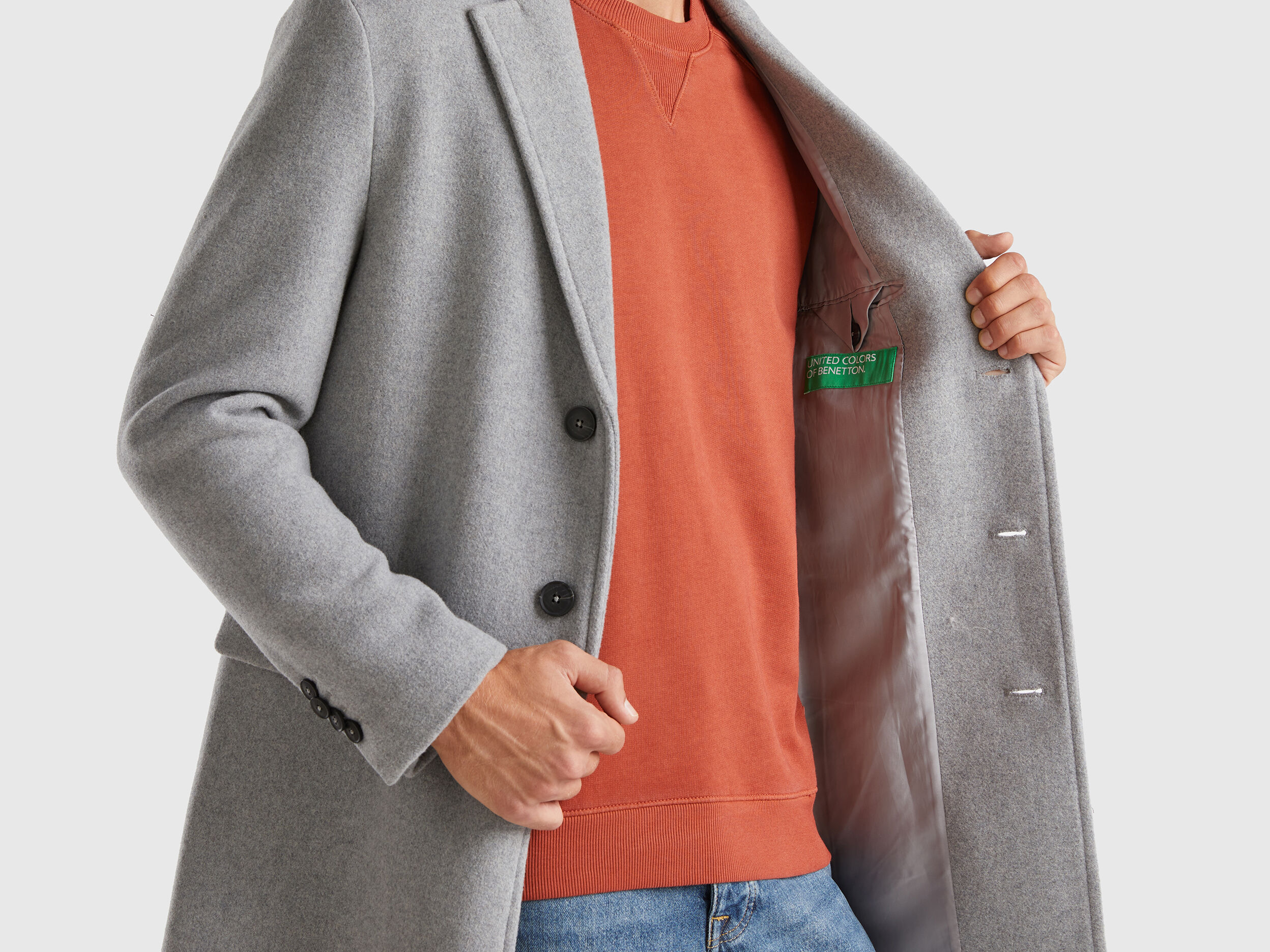 Cappotto benetton uomo store