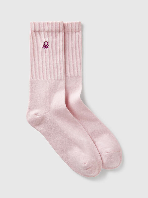Chaussettes de sport en coton mélangé stretch