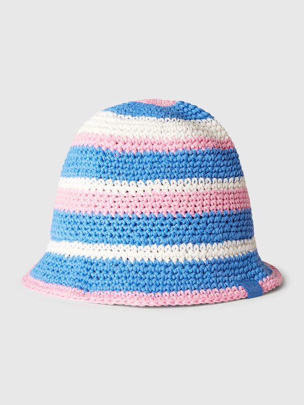 Cappello stile pescatore crochet Bambina