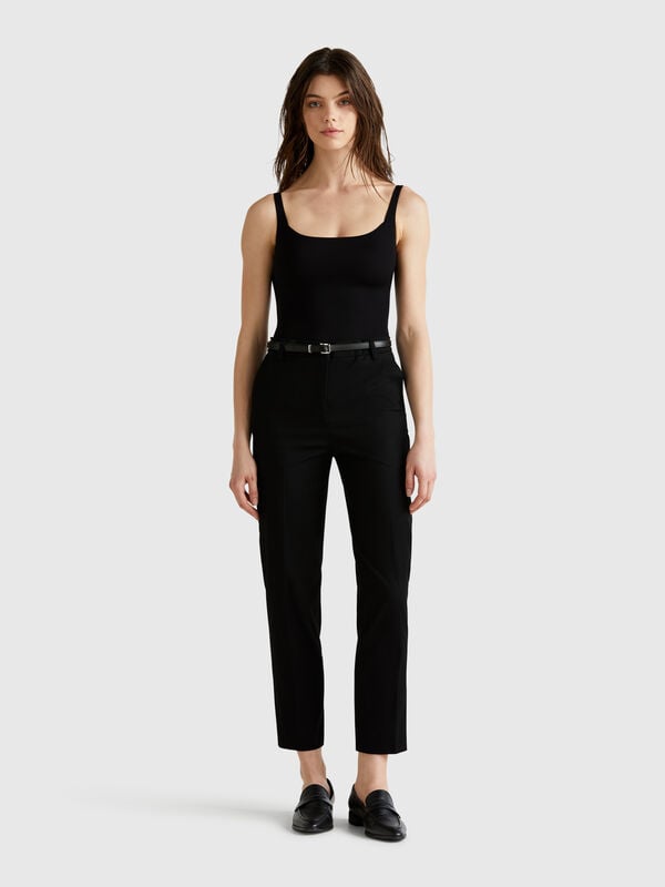 Chino in cotone stretch Donna