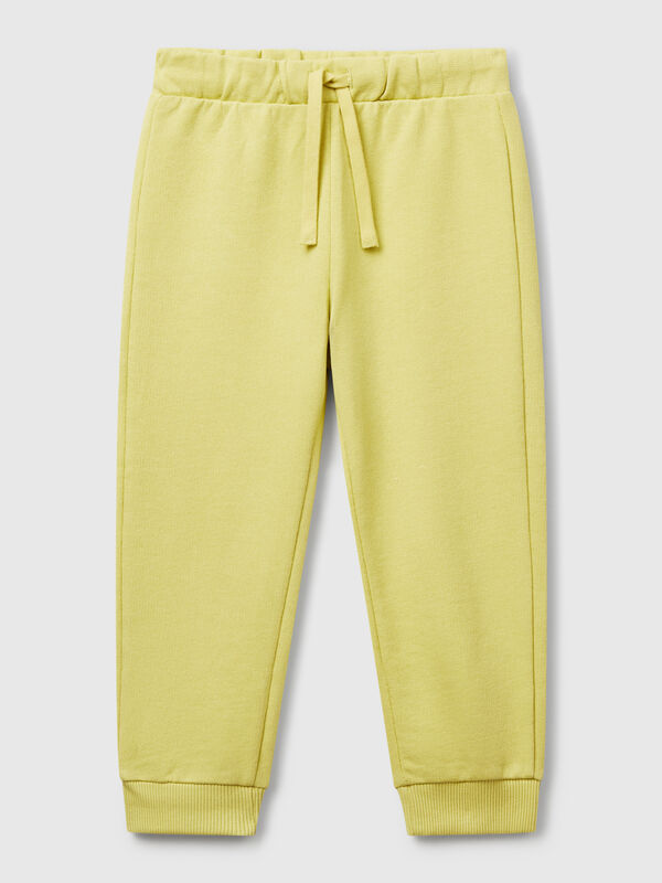 Pantaloni in cotone con logo Bambino