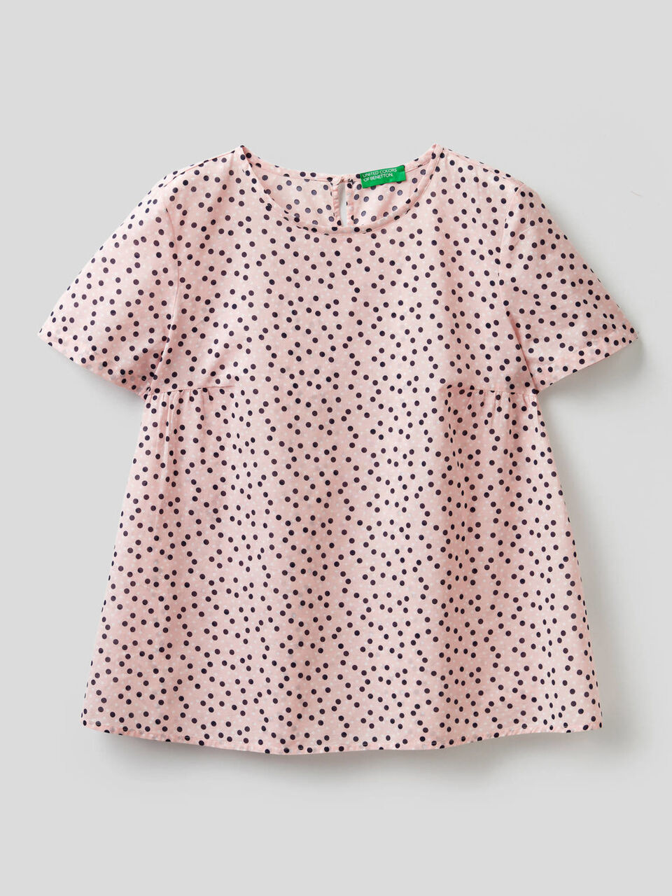 Blouse à motifs en pur coton image number 1