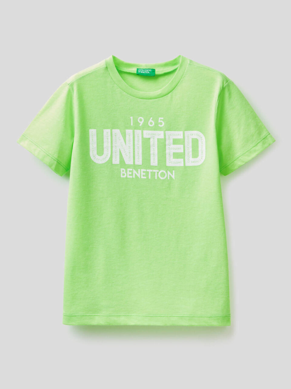 Neon t-shirt with printed logo image number 1