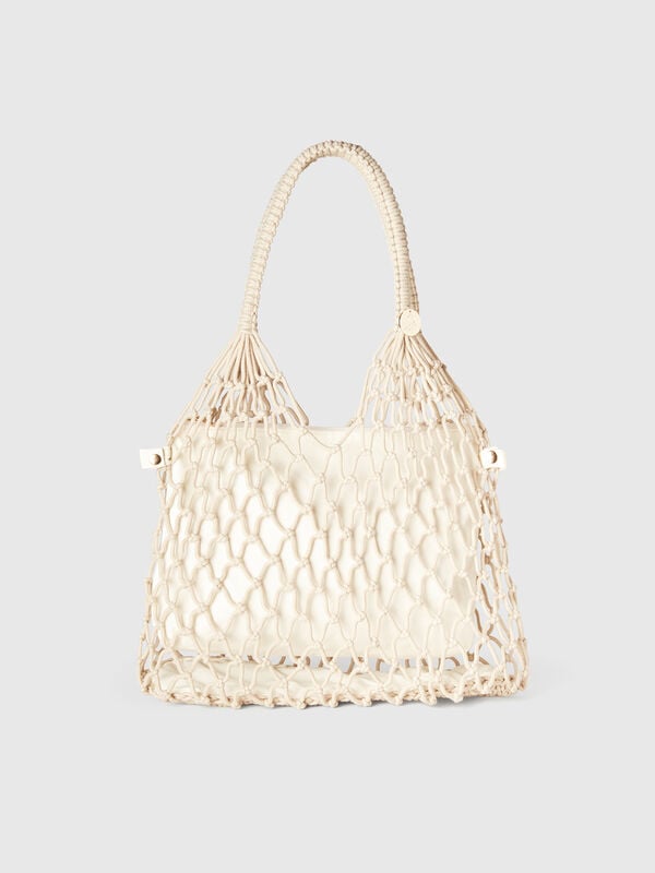 Shopping bag in rete Donna
