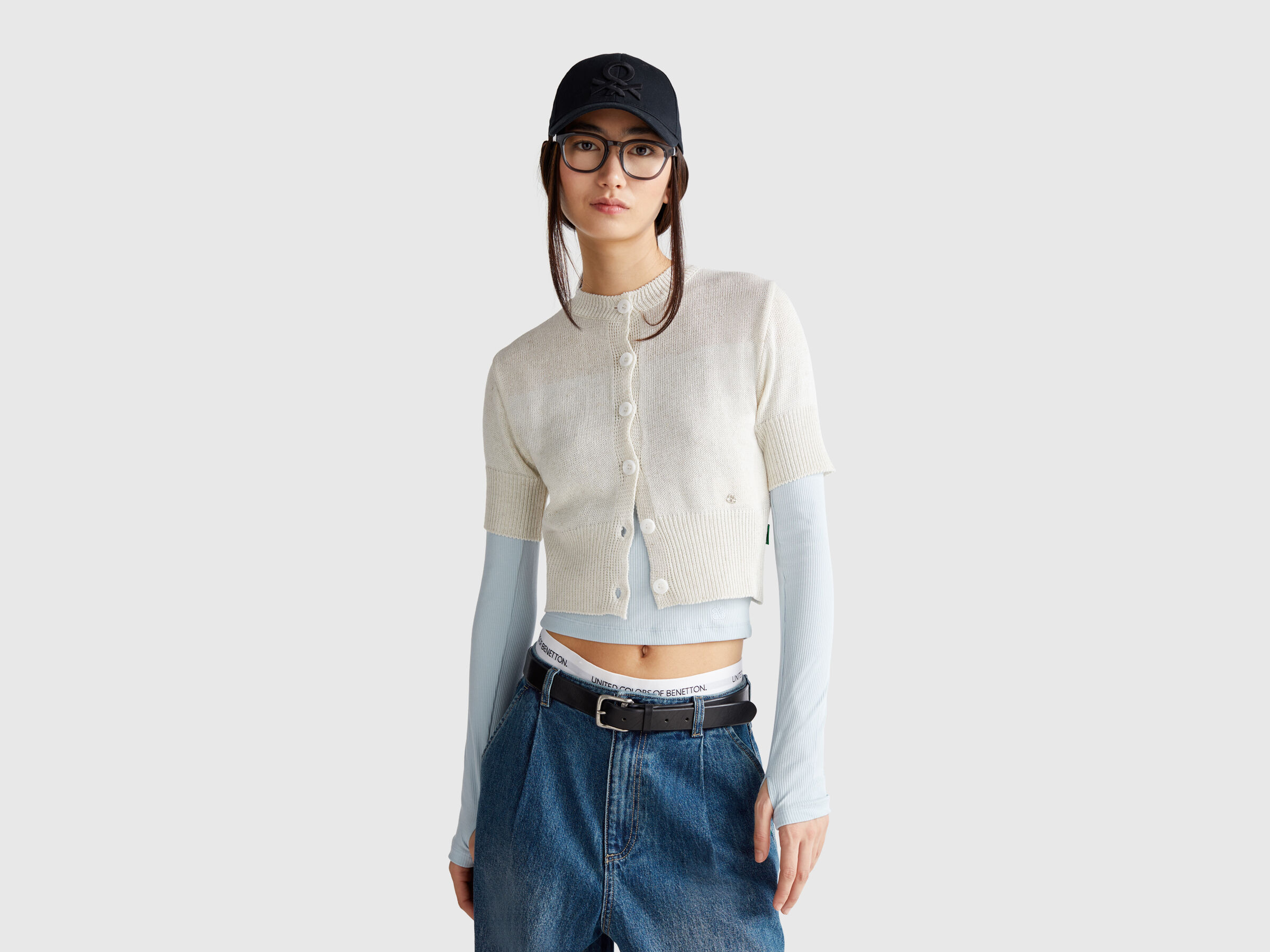 BUTTONED SWEATER H/S Damen image number 0