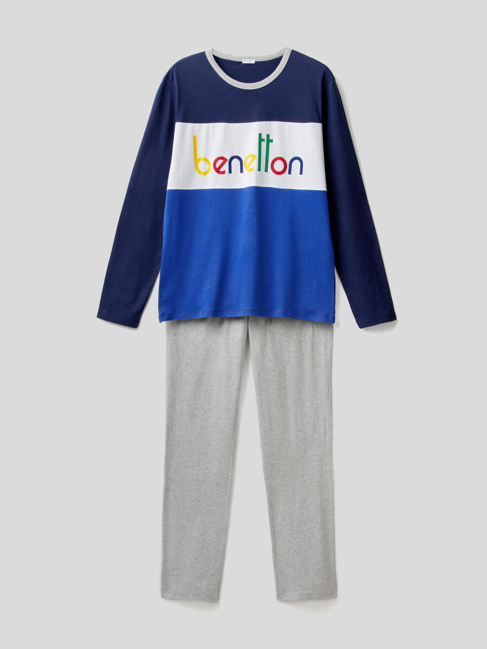 Pyjama imprimé logo 100% coton image number 1