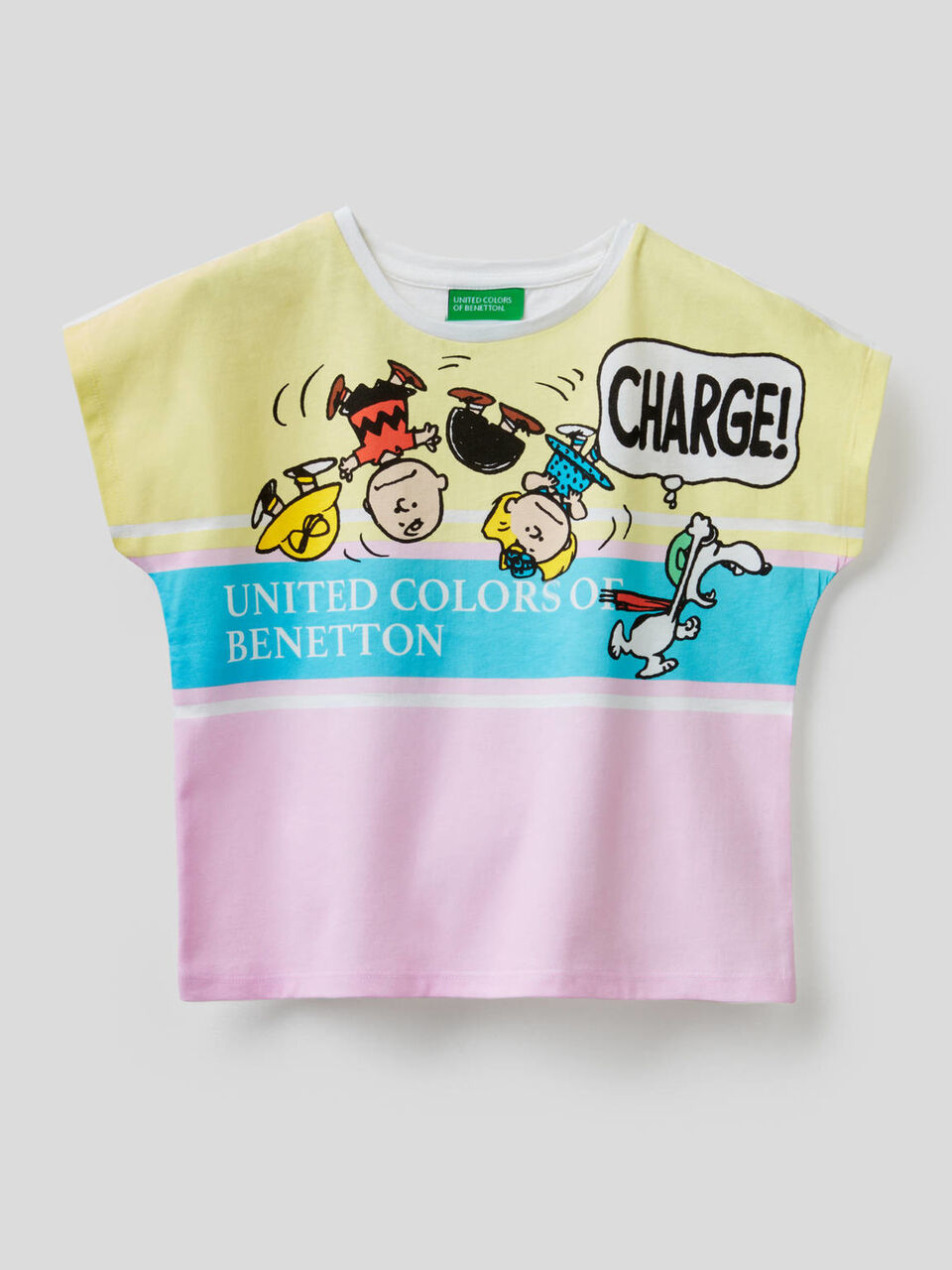 T-shirt imprimé Peanuts en 100% coton image number 1