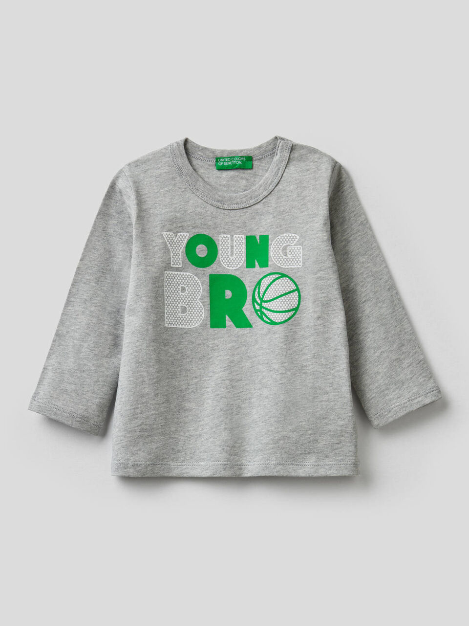 T-shirt manches longues en coton bio image number 1