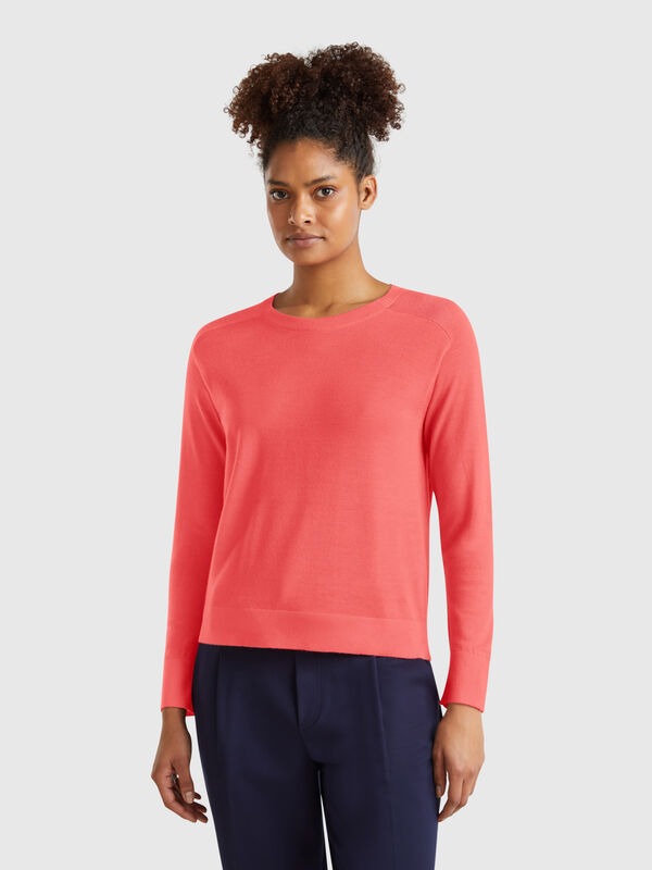 Pullover aus reiner Merinowolle Damen