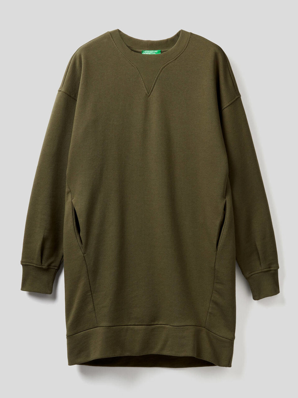 Kleid aus Sweatstoff in 100% Baumwolle image number 1