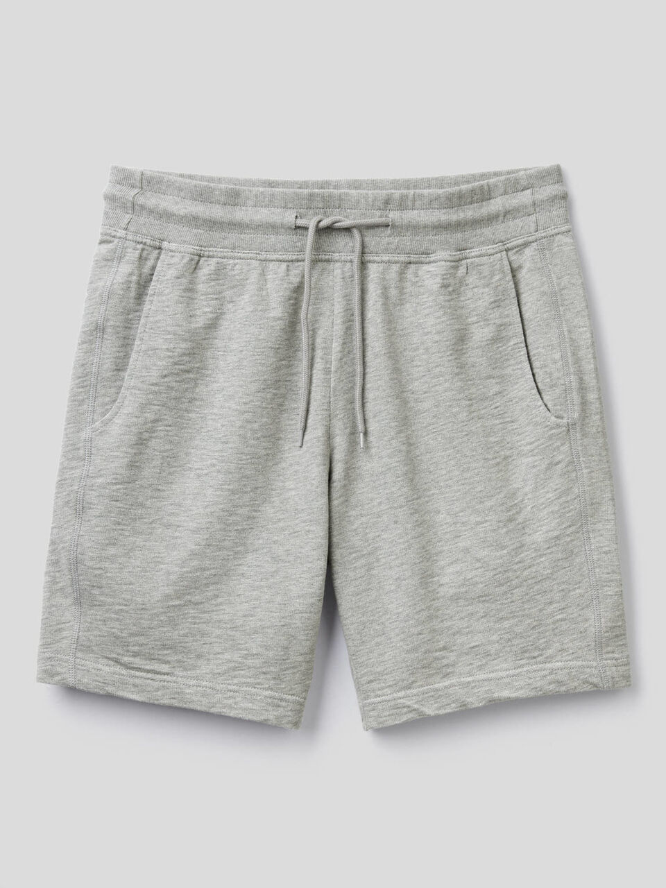 Fleece bermudas with drawstring image number 1