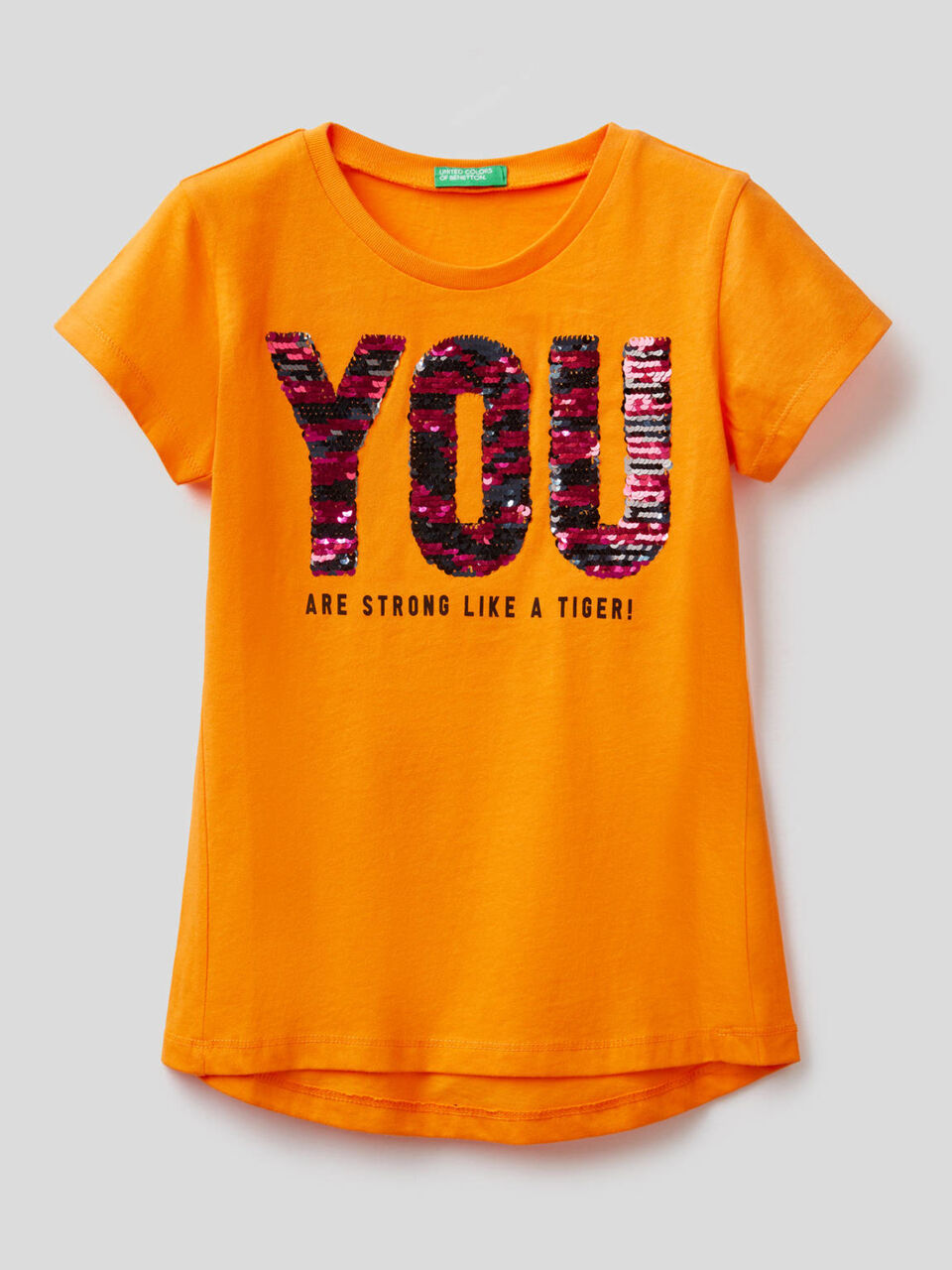 T-shirt en coton avec paillettes image number 1