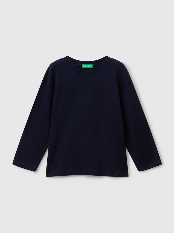 Langarm-T-Shirt mit Aufdruck Jungen