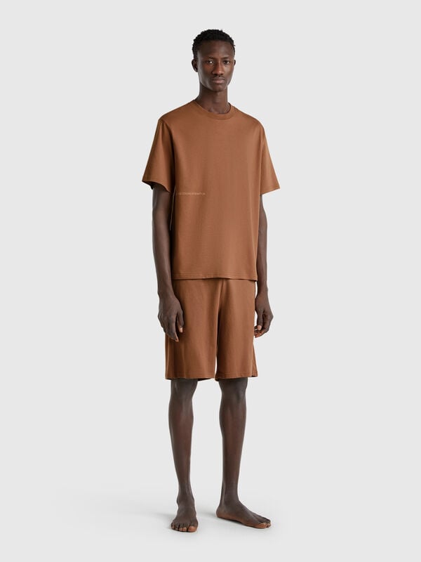 Shorts con elastico logato Uomo