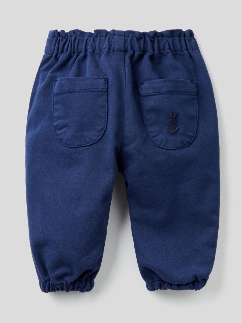 Pantaloni in misto cotone con fiocchetto image number 2