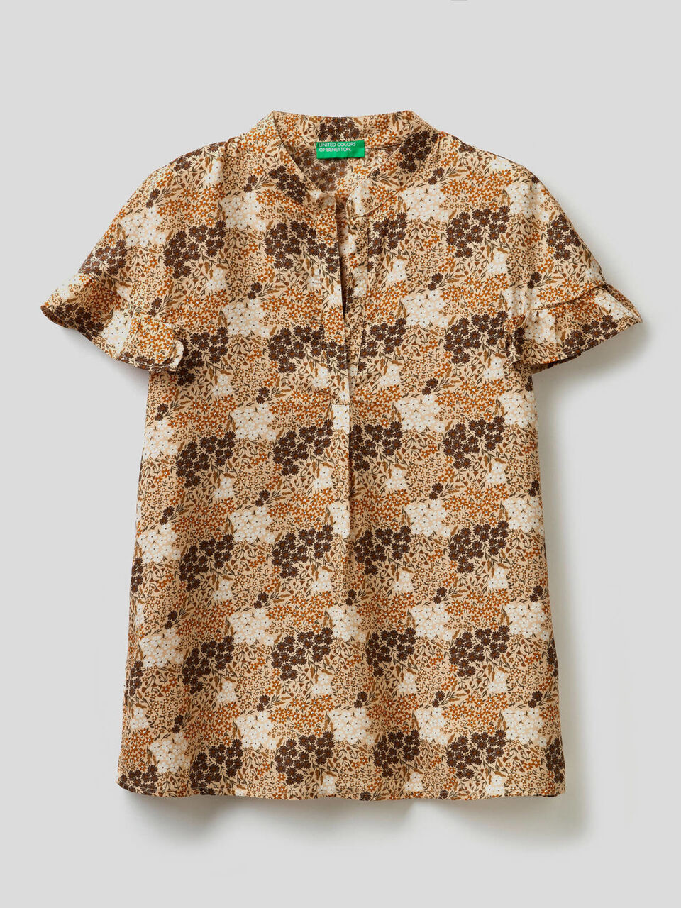 Blusa fantasia con rouches image number 1