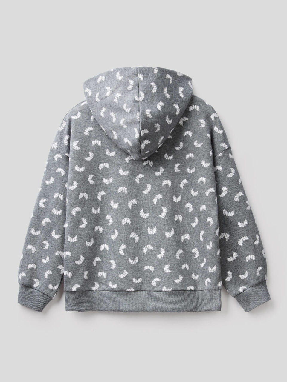 Gemustertes Sweatshirt mit Kapuze image number 2