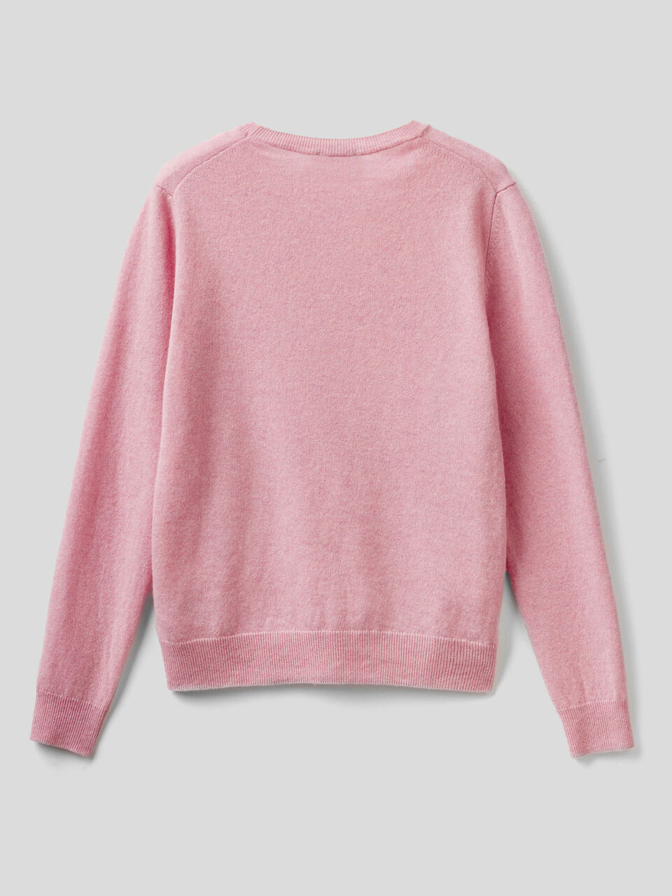 Pull col rond en pure laine vierge image number 2