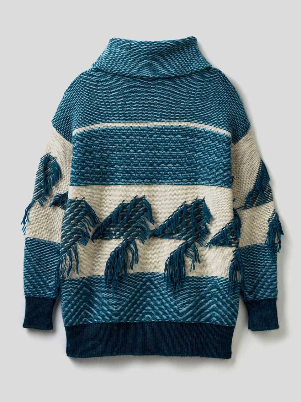 Maglia con lavorazione jacquard image number 2