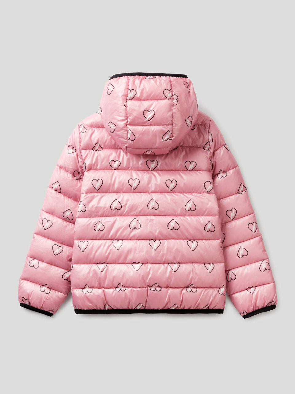 Wattierter Anorak mit Musterprint image number 2