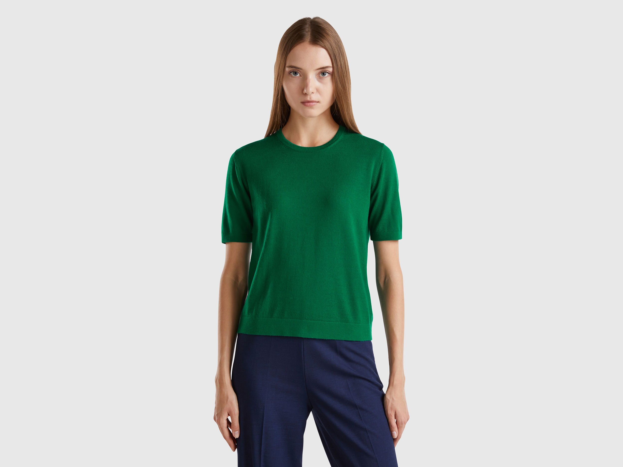Green short sleeve sweater cheap