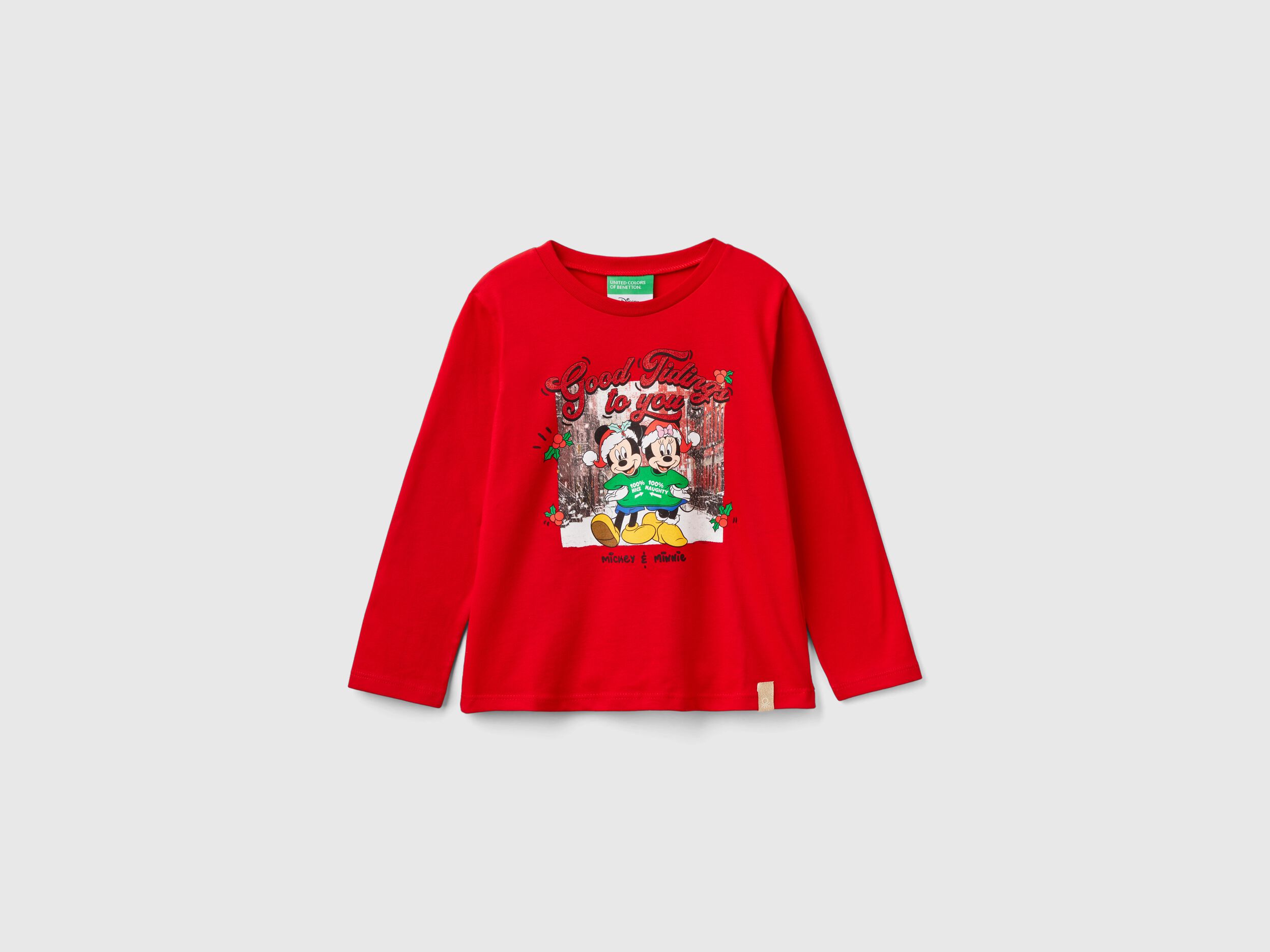 T shirt Manica Lunga Bimba Collezione 2024 Benetton