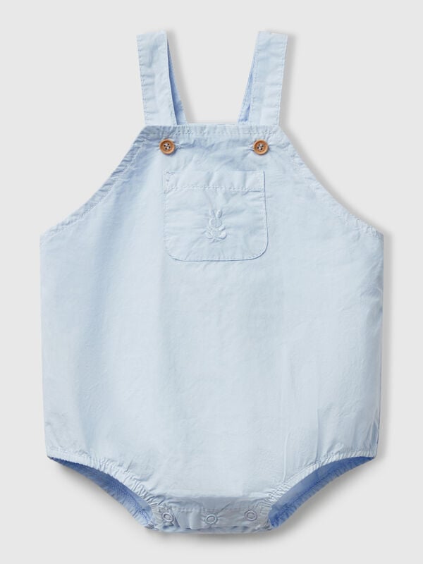 Overall onesie in 100% cotton New Born (0-18 months)