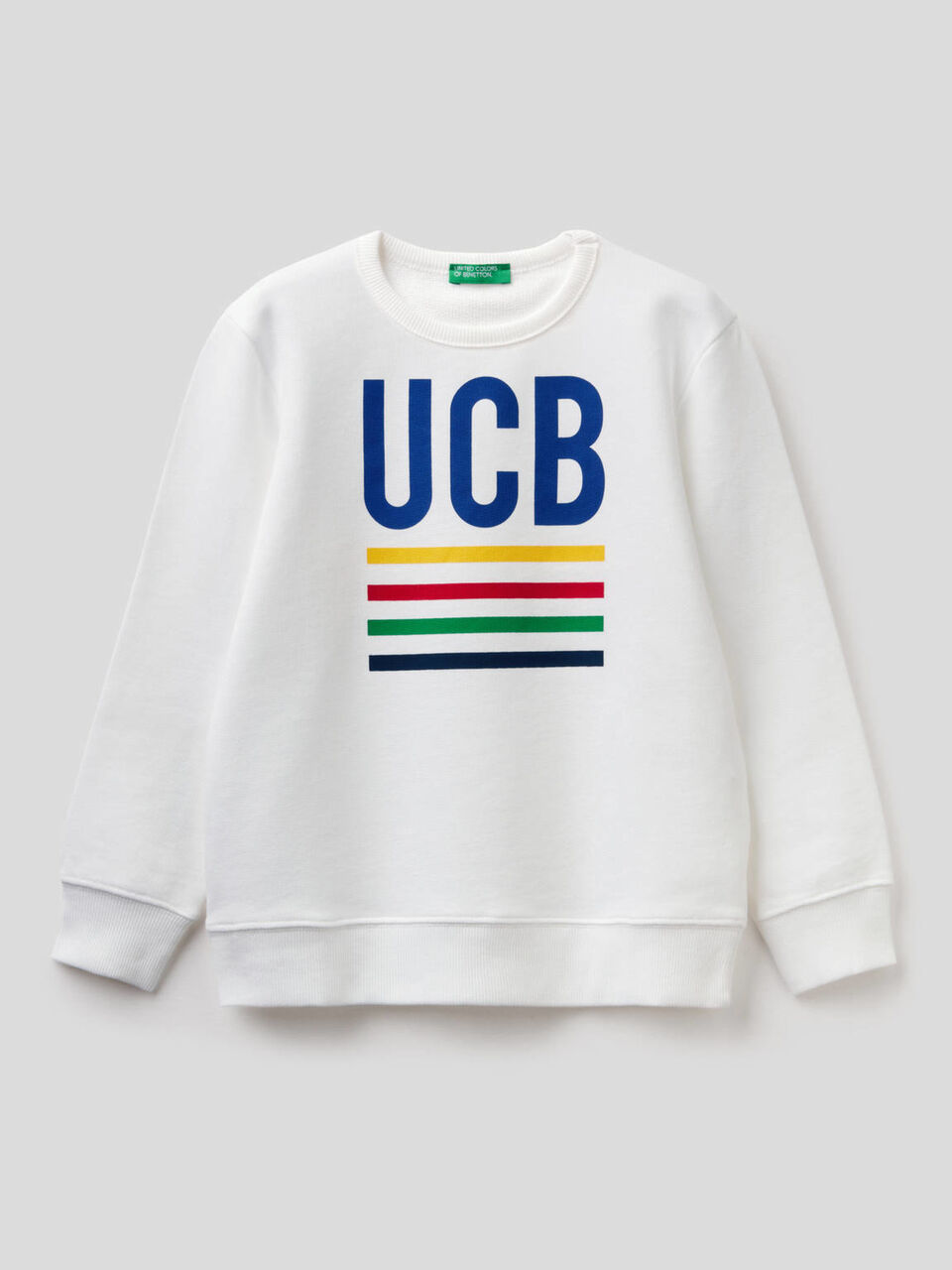 Pure cotton sweatshirt with logo image number 1