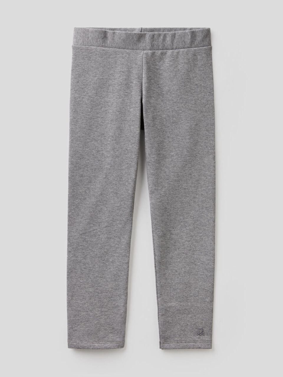 Einfarbige Leggings aus Sweatstoff image number 1