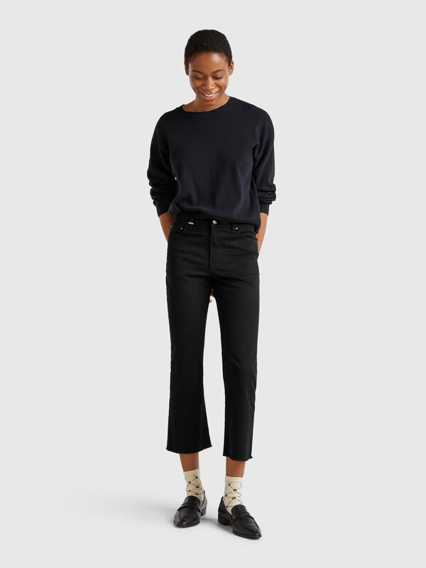 Pantaloni cropped cinque tasche Donna