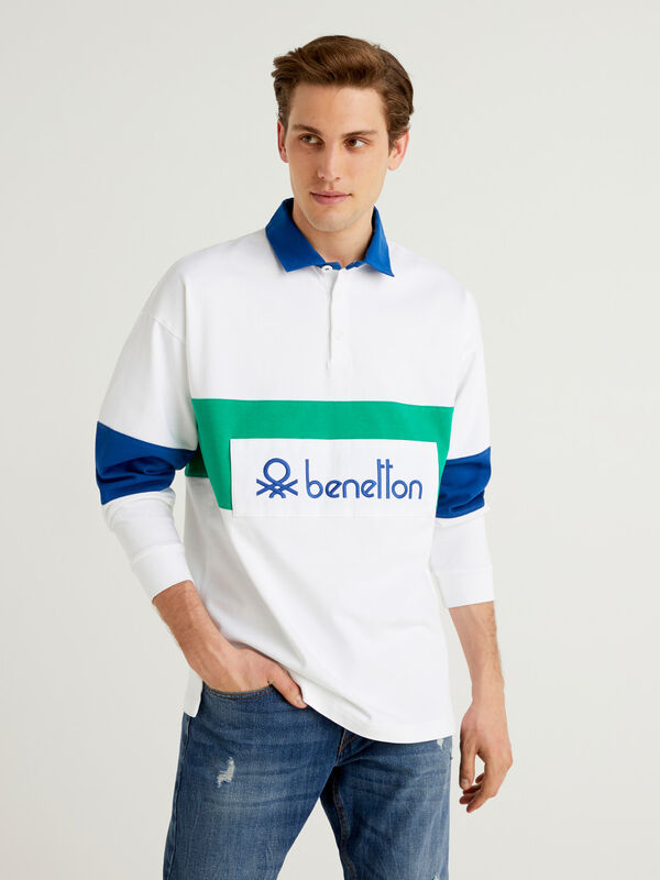 Polo de rugby en coton bio