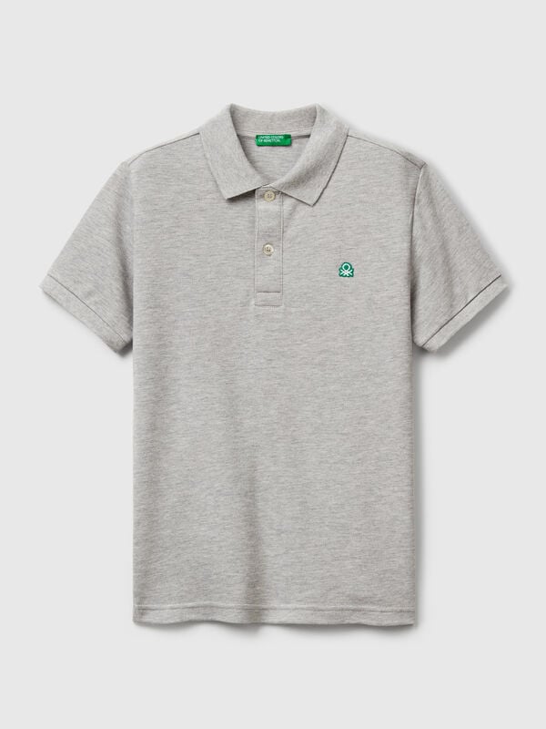 Slim Fit-Polo aus reiner Baumwolle Jungen