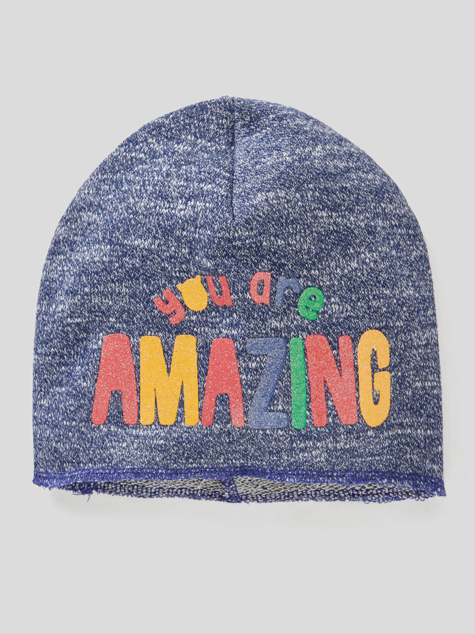 Cappellino in felpa con stampa image number 1