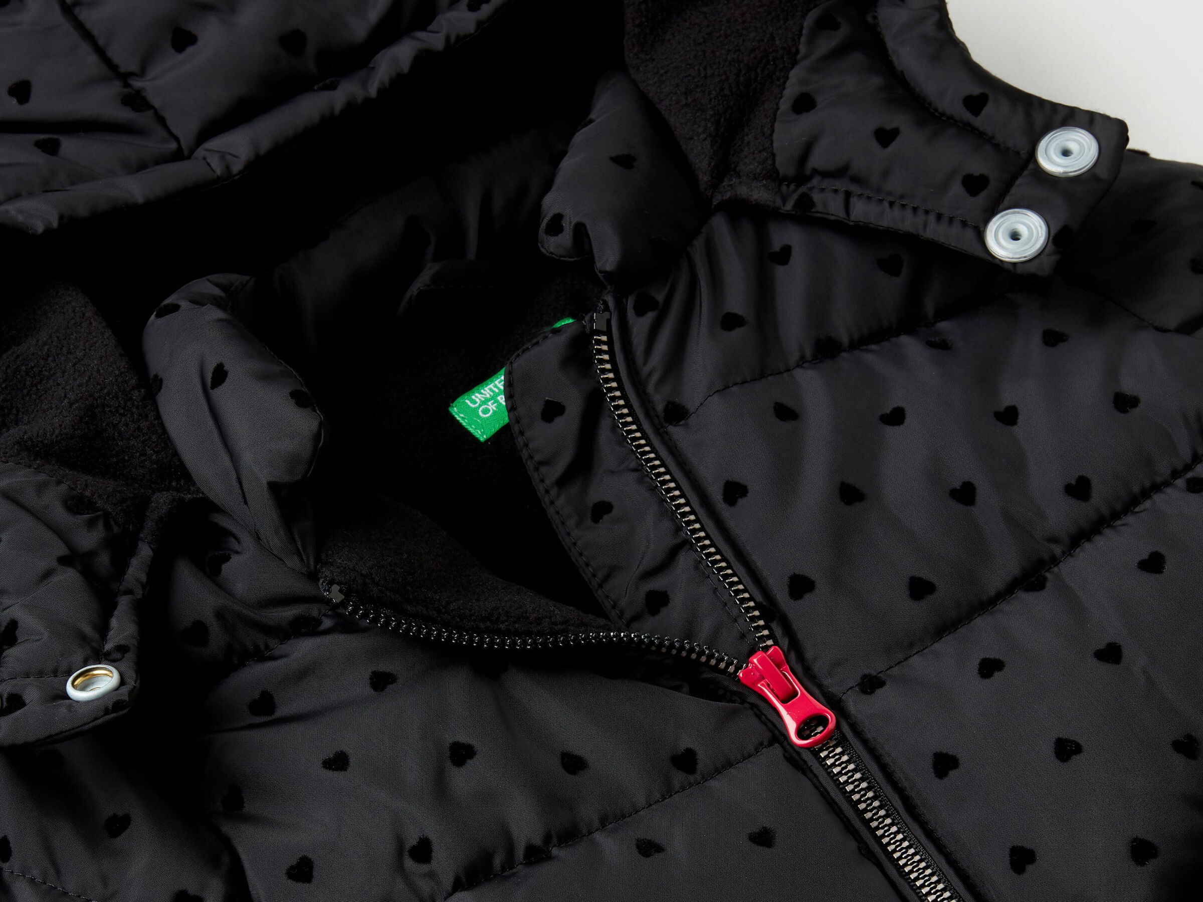 Jacke mit Herzprint und Kapuze image number null