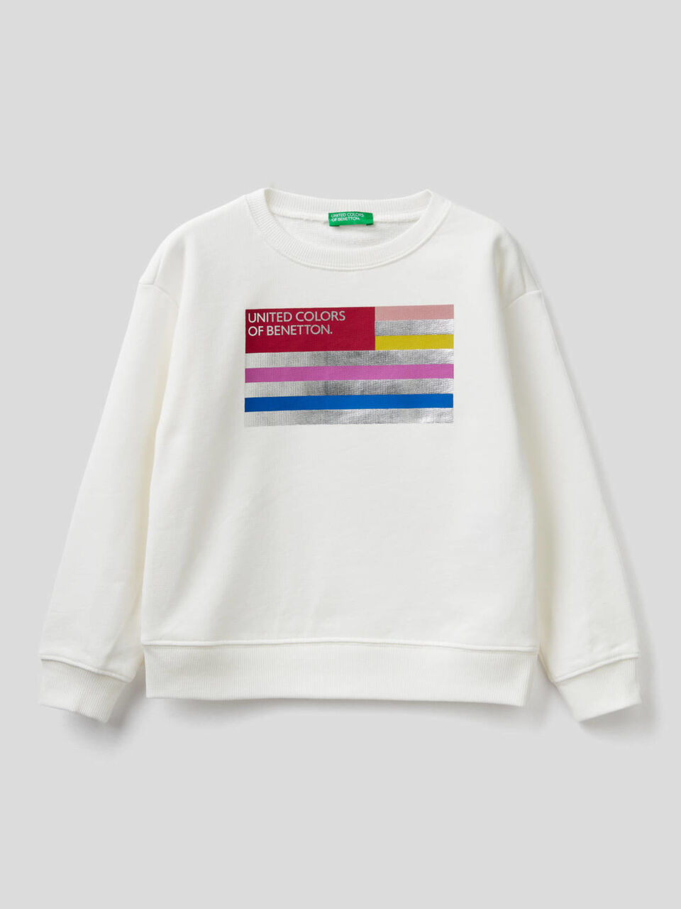Felpa in 100% cotone con logo image number 1