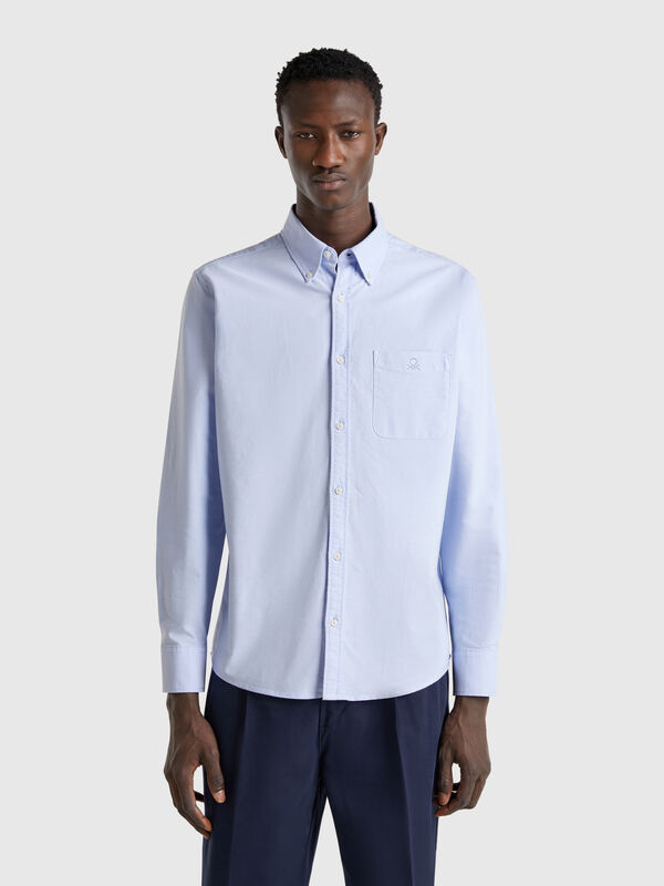 Regular fit button-down shirt Men