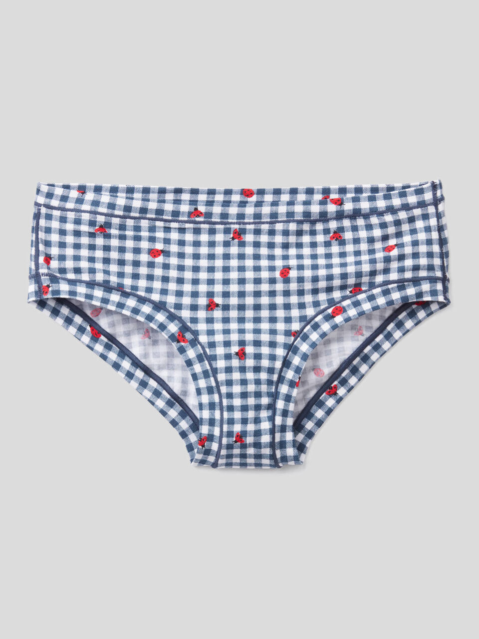 Gemusterter Slip aus superstretchiger Baumwolle image number 1