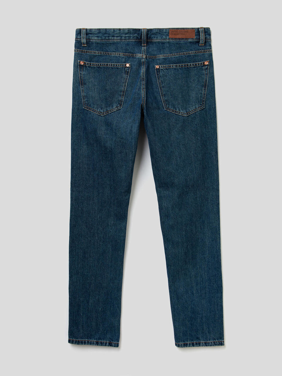 Jeans straight leg 100% coton image number 2