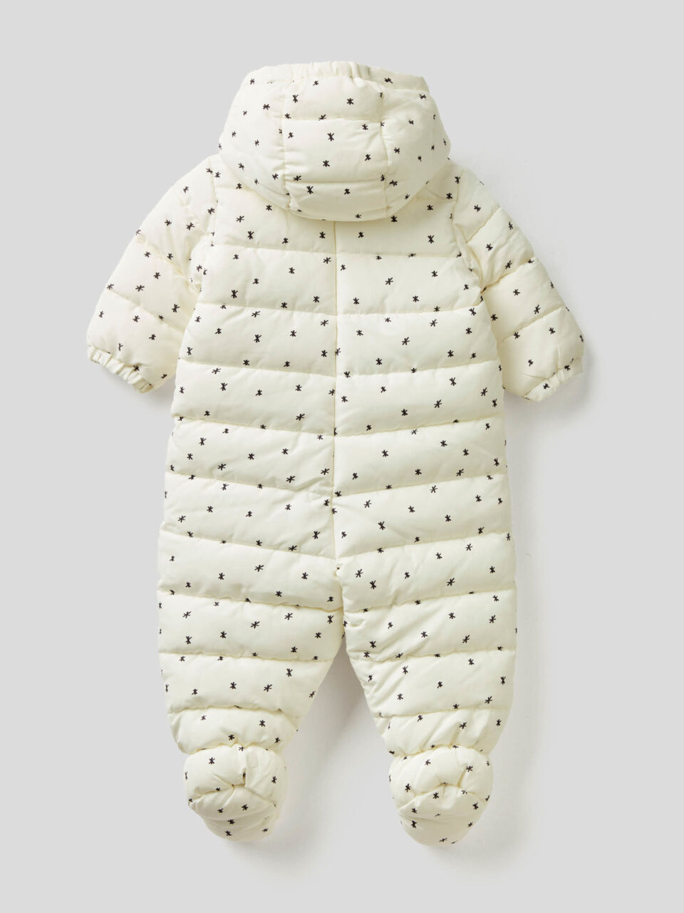 Padded jumpsuit with micro print image number 2