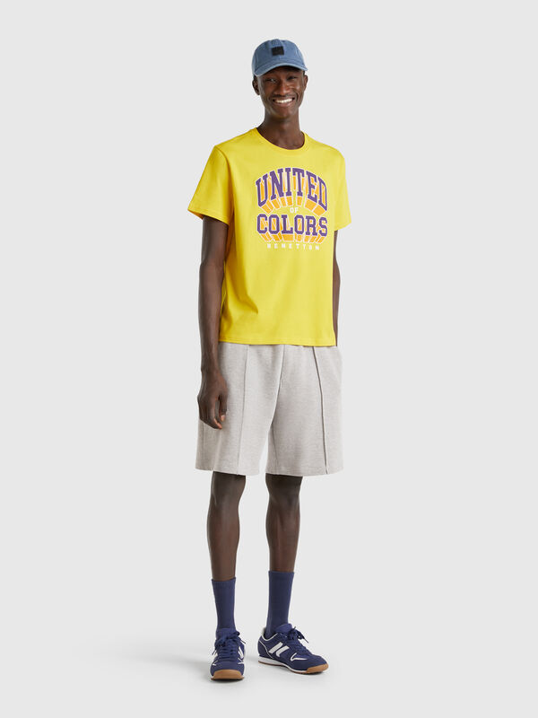Bermuda en molleton de coton  Homme
