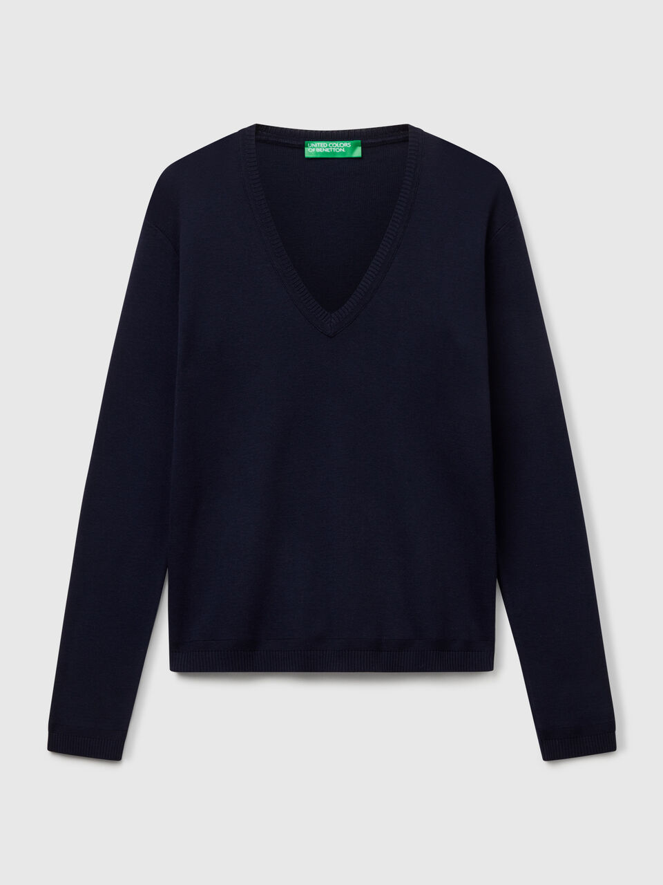 V NECK SWEATER L/S Femme image number 1