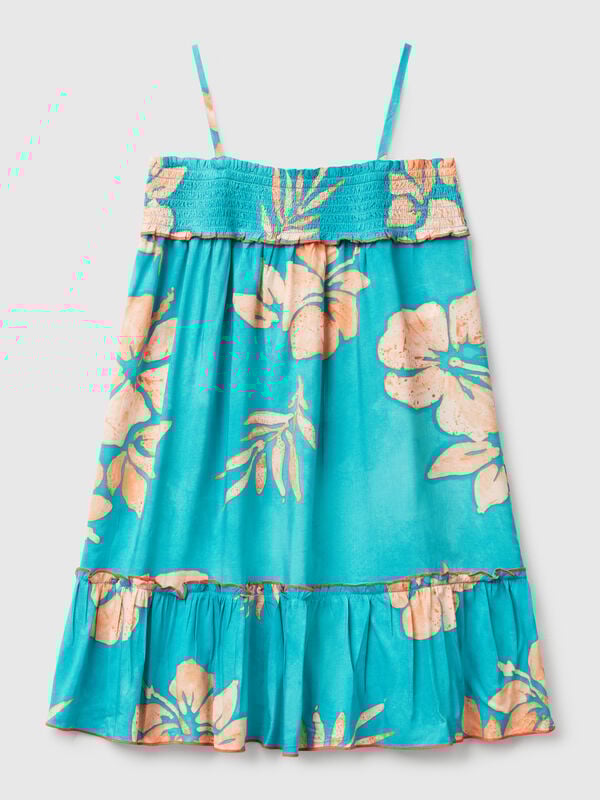 Robe fluide à imprimé fleuri Filles