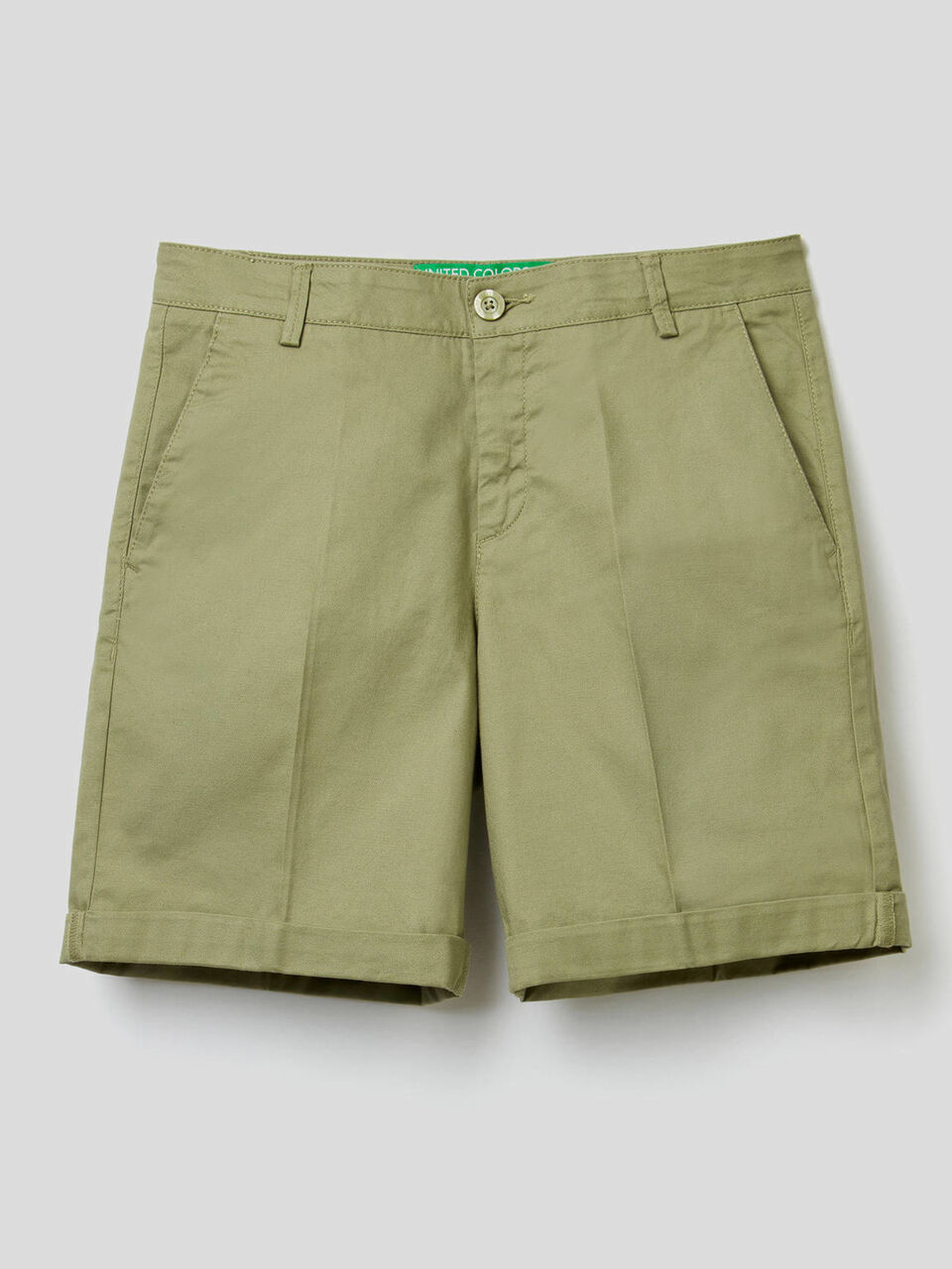 Bermuda in cotone elasticizzato image number 1