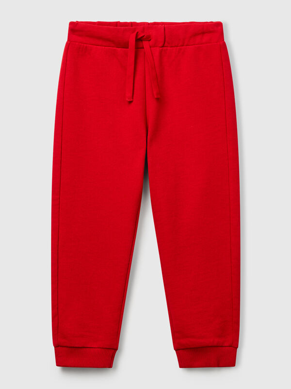 Pantaloni in cotone con logo Bambino