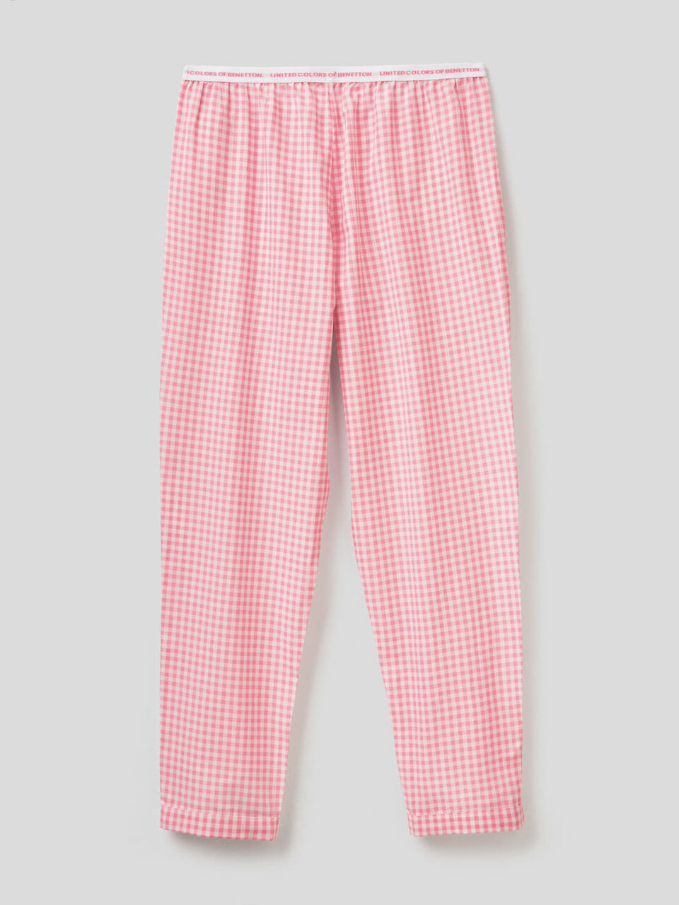 Pantaloni lunghi fantasia vichy image number 2