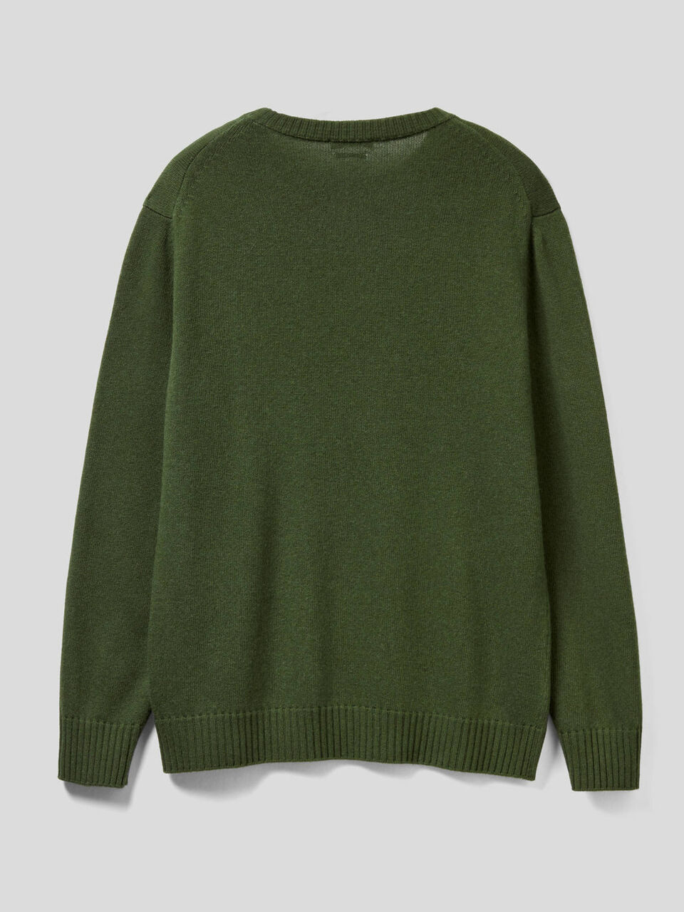 Maglia girocollo in misto lana e cashmere image number 2